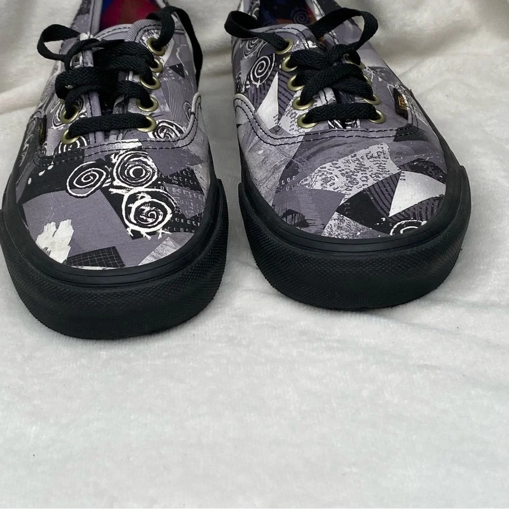 Vans Abstract Authentic Multicolored Black Sneakers